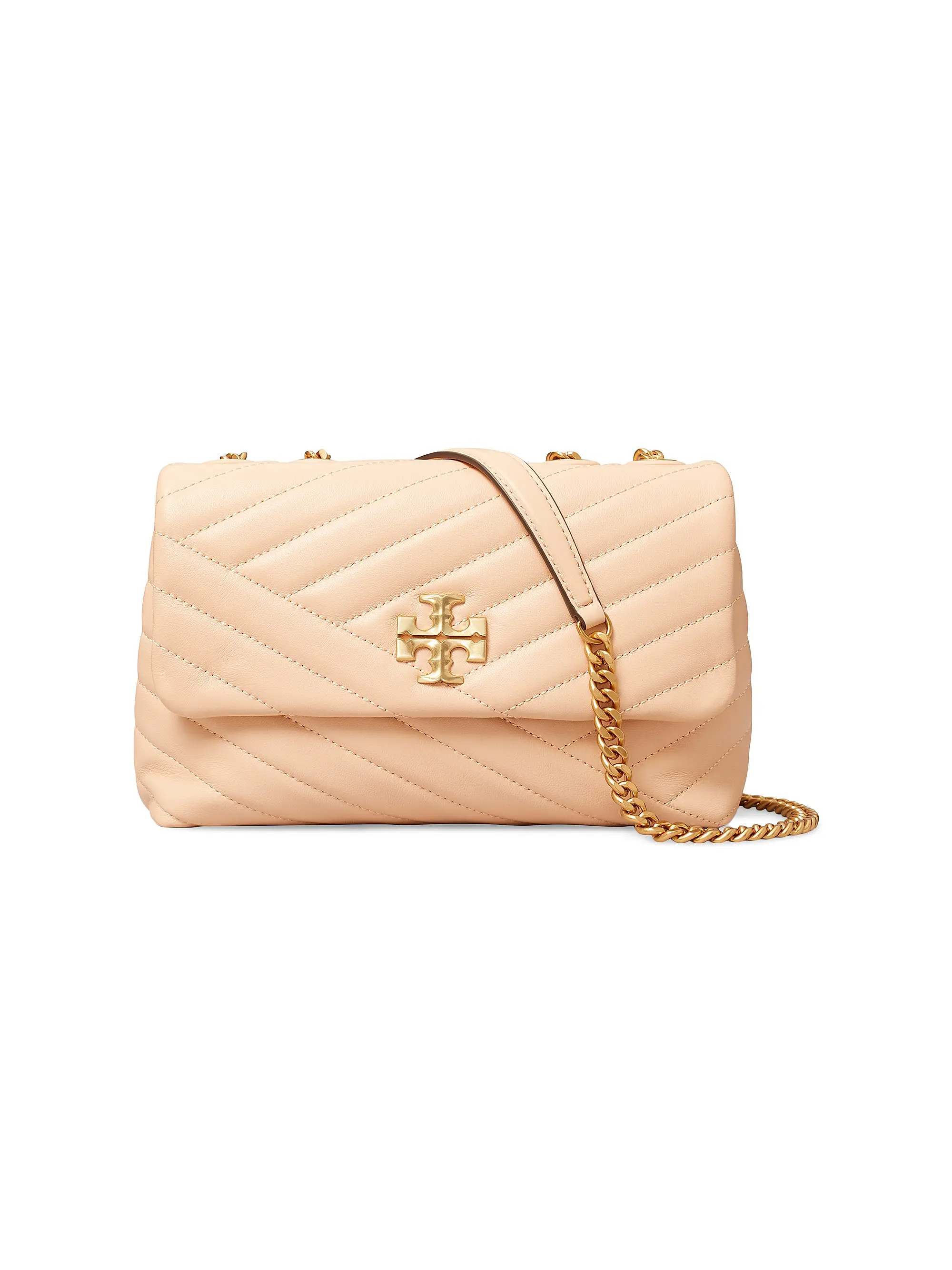 Shop Tory Burch Kira Chevron Leather Shoulder Bag | Saks Fifth Avenue | Saks Fifth Avenue