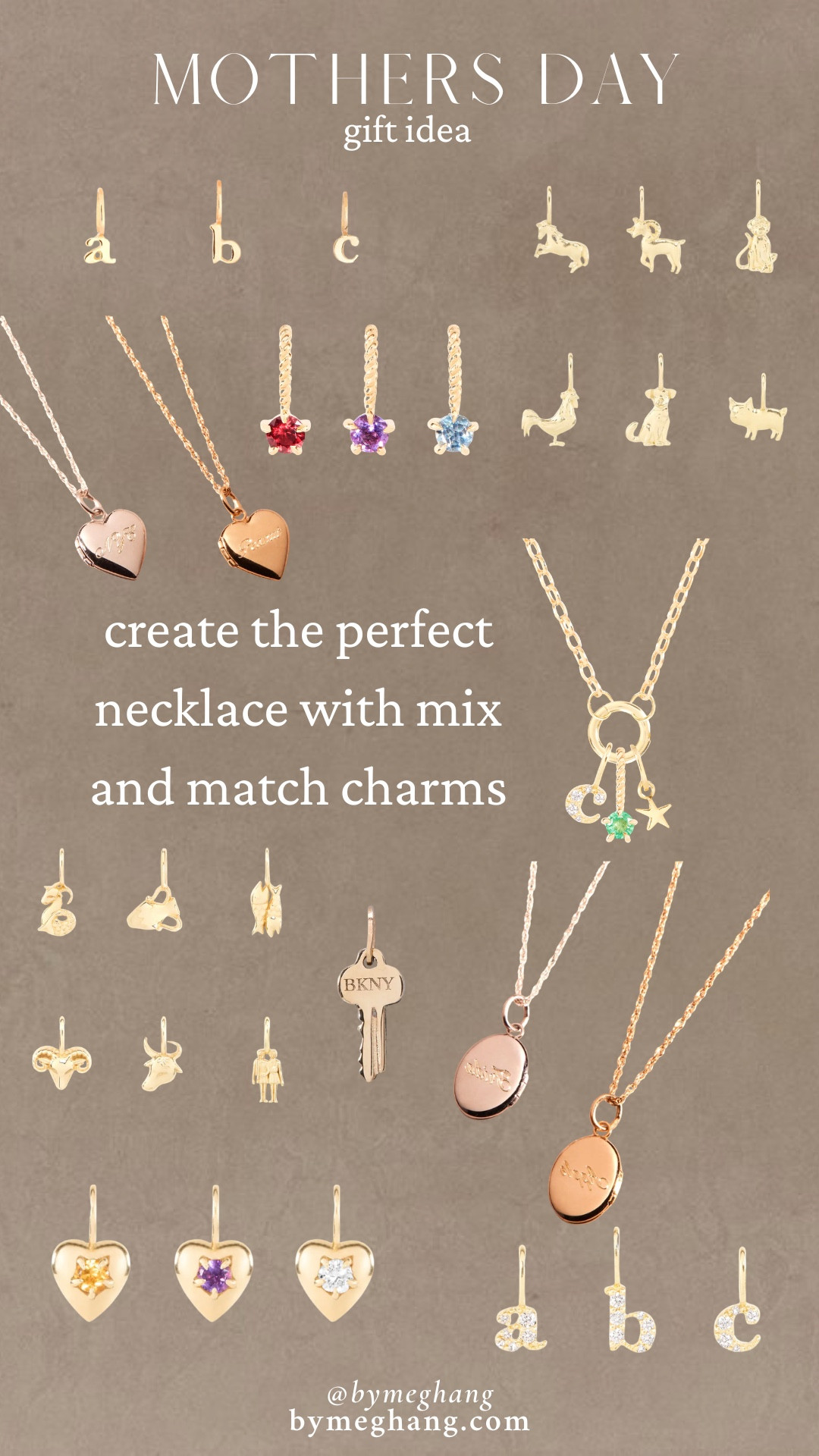 The perfect gift for any mother on Mother's Day - create the perfect necklace with mix and match charms!!!!! 

#LTKMothersDay