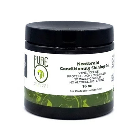 Pure O Natural Neat Braid Conditioning Shining Gel 16 Oz. | Walmart (US)