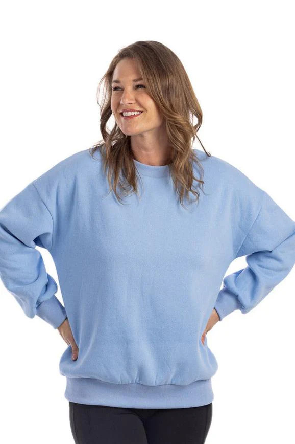 Light Blue Sweatshirt Light Blue / L | Katydid.com