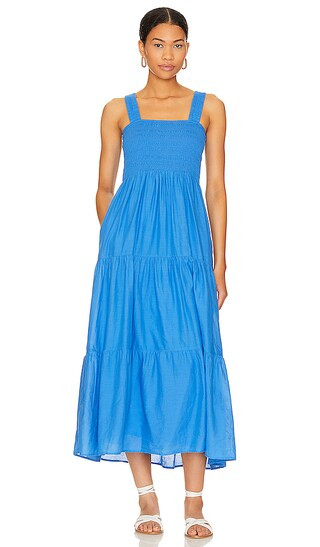 Faithful Midi Dress in Azure | Revolve Clothing (Global)