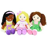 Playtime by Eimmie Soft Baby Doll - Plush Rag Dolls for 2 Year Old Girls, Toddler & Infants - Girl T | Amazon (US)