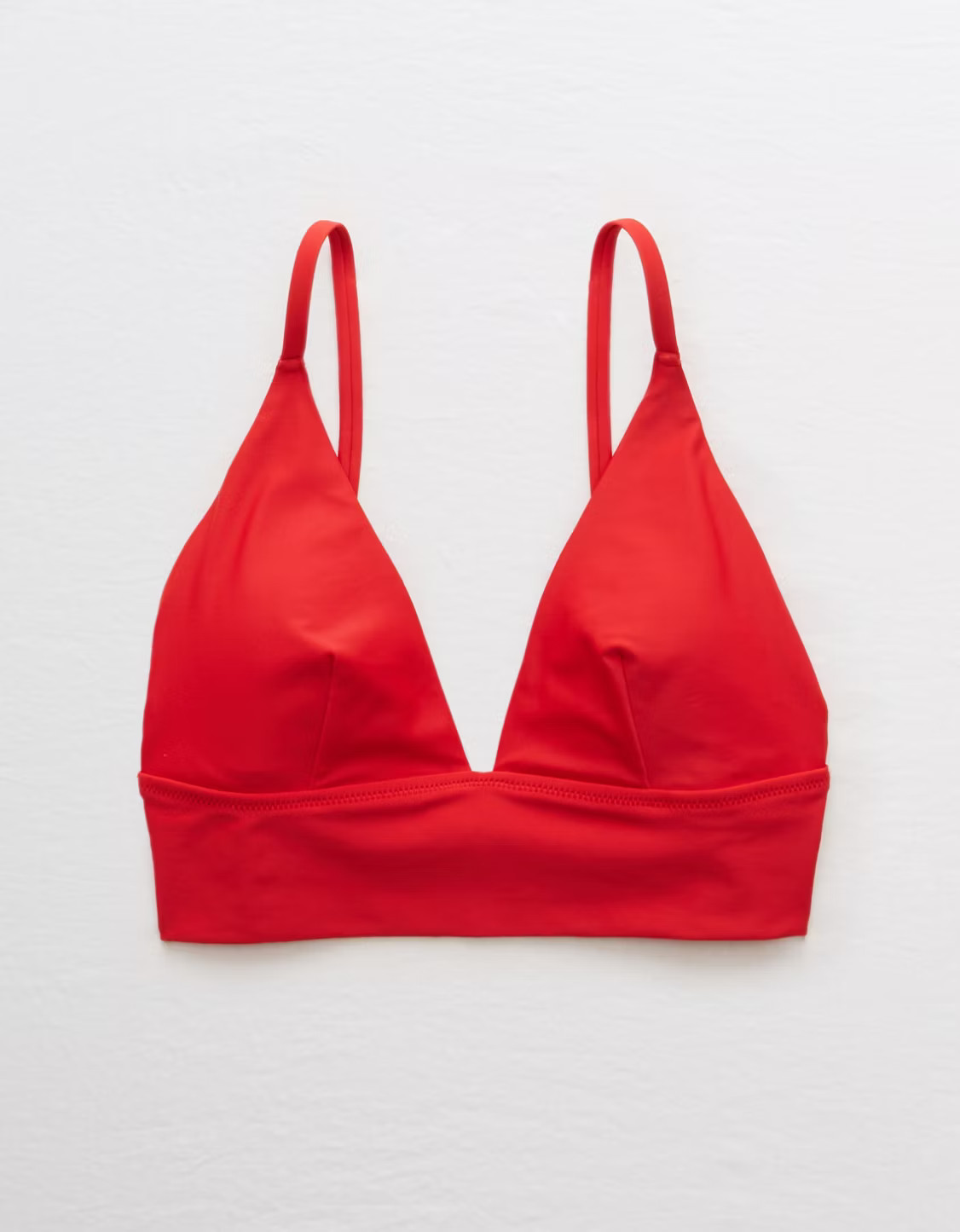 Aerie Longline Triangle Bikini Top | American Eagle Outfitters (US & CA)
