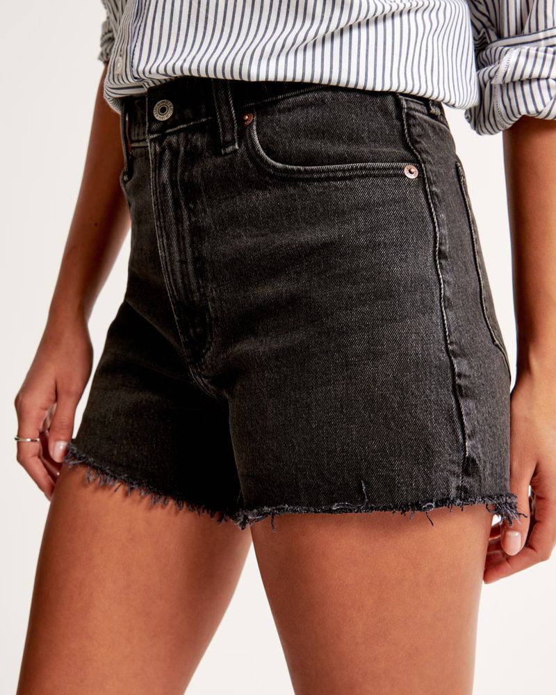 High Rise 90s Cutoff Short | Abercrombie & Fitch (US)