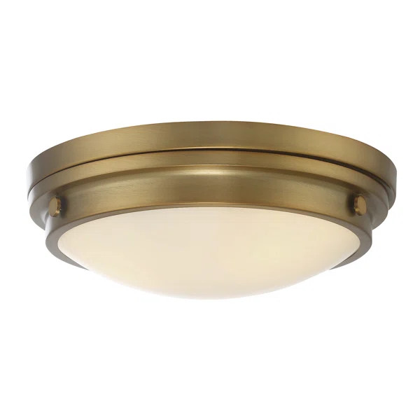Alastair 3 - Light 15" Simple Bowl Flush Mount | Wayfair Professional
