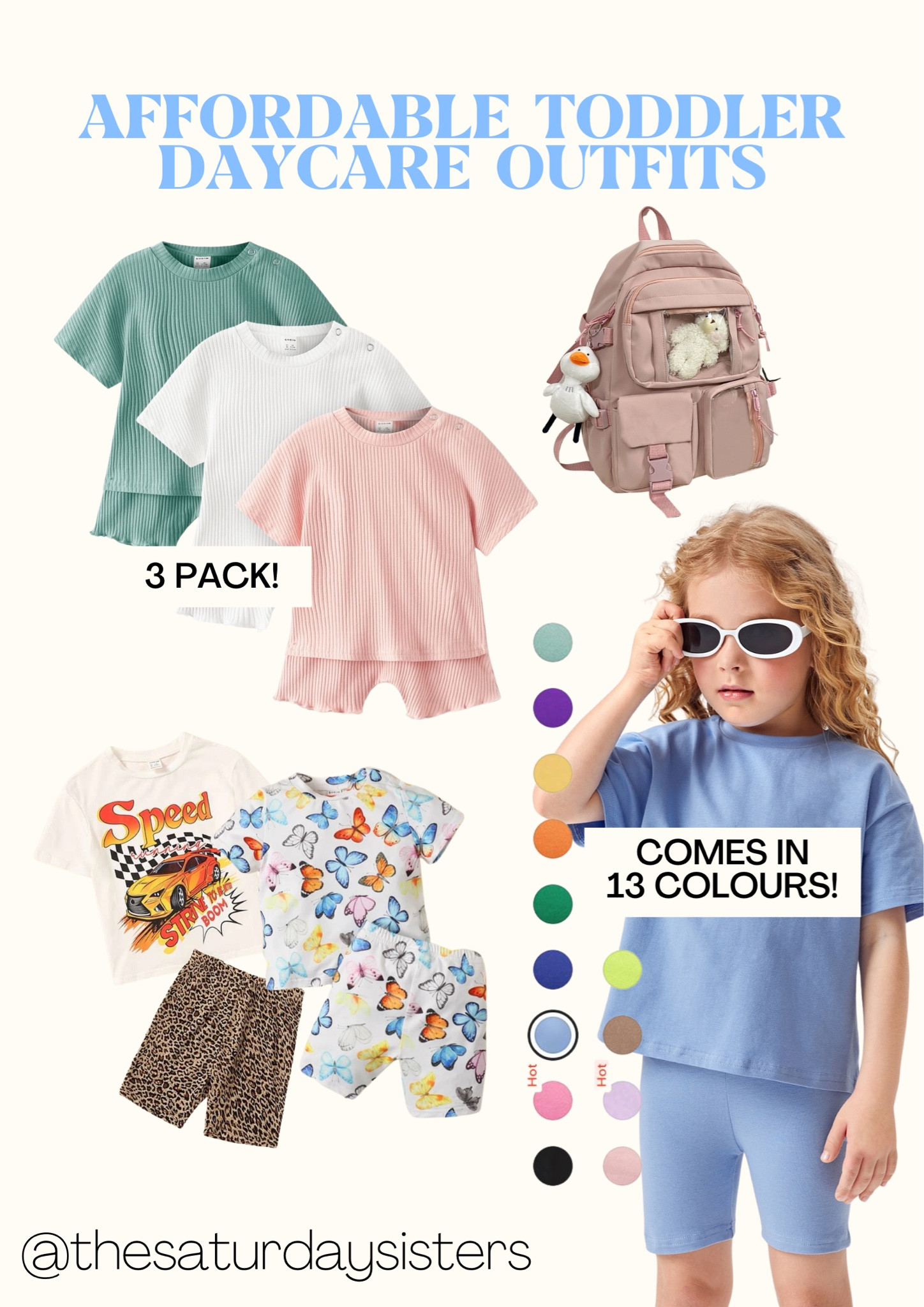Affordable toddler outfits for daycare! We love easy no stress outfits for daycare days ✨🙌🏼 

#toddler #toddlergirl #kids #daycare #toddlerclothes #clothing #affordable #summerclothes #sheinfashion #sheinkids

#LTKfamily #LTKkids #LTKaustralia
