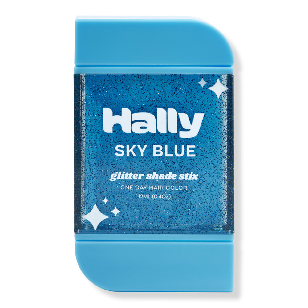 HALLY Glitter Shade Stix Temporary Hair Glitter - Sky Blue | Ulta