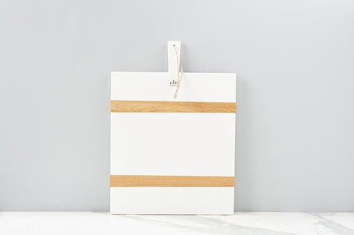 White Rectangle Mod Charcuterie Board, Medium | etúHOME