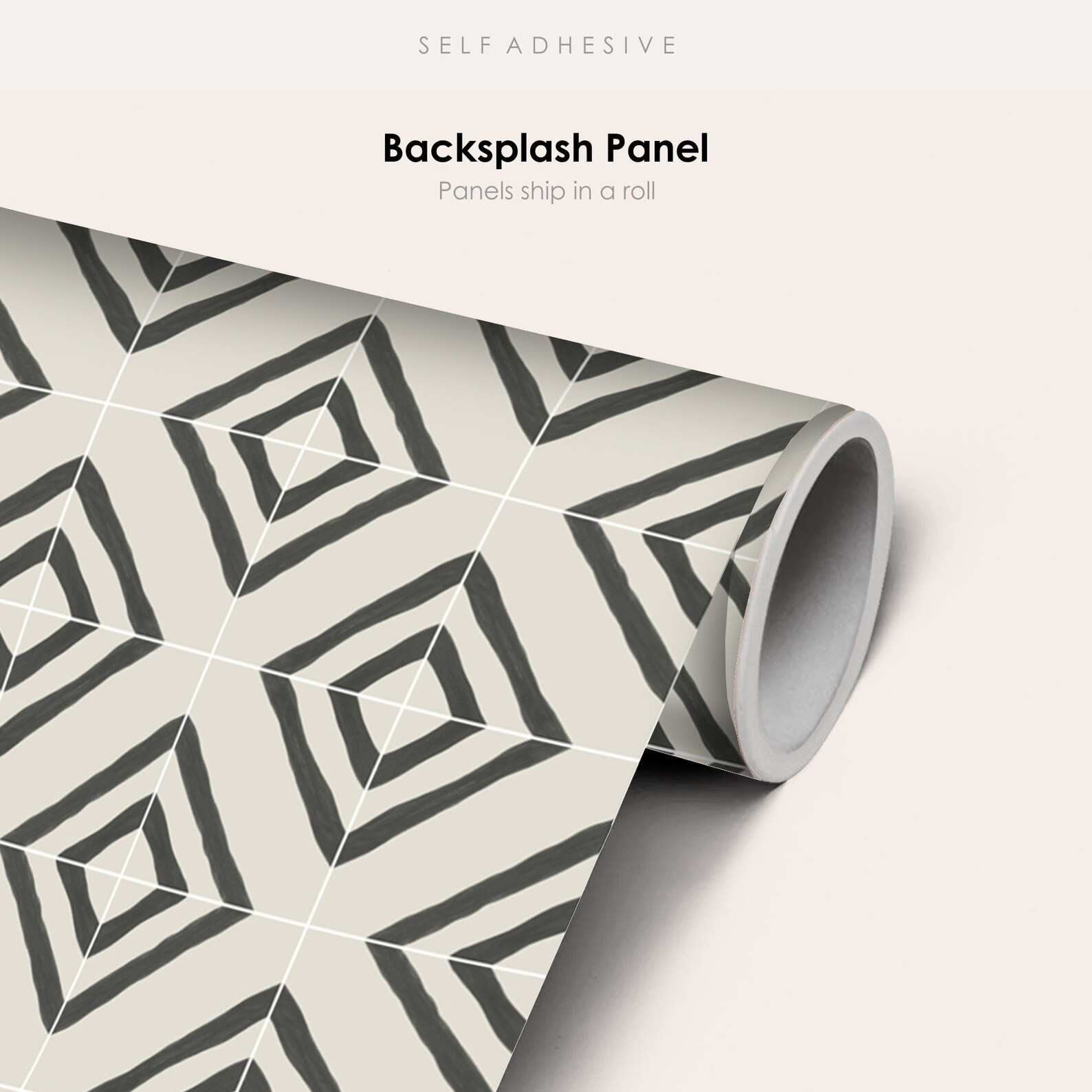 Kitchen and Bathroom Splashback - Removable Vinyl Wallpaper - Zeus - Peel & Stick | Etsy (US)