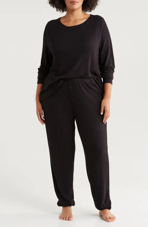 Nordstrom Comfy Pajamas in Black at Nordstrom, Size 1X | Nordstrom