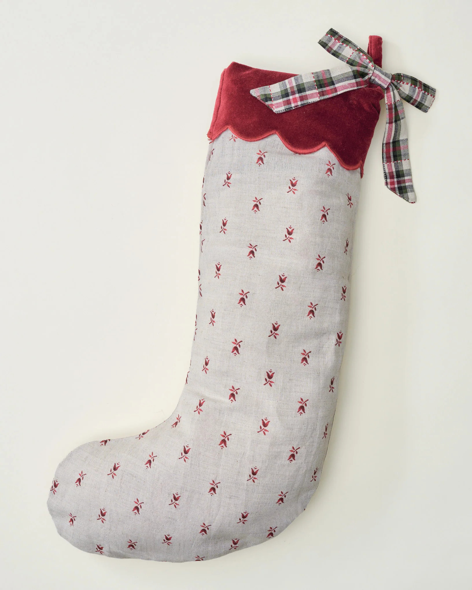 Winter Tulip Printed Stocking | Magnolia