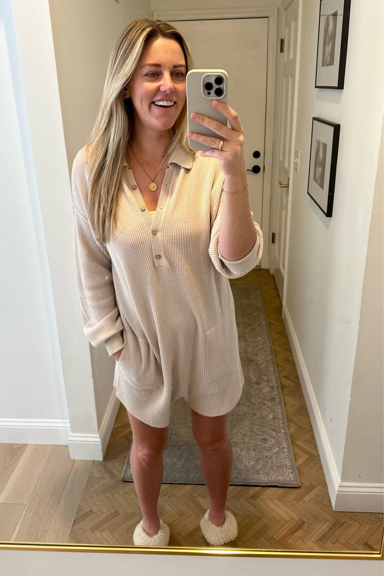 Perfect postpartum onesie!  #maternity #postpartum #nursingfriendly #transitional #freepeople dupe 

#LTKSeasonal #LTKFindsUnder100