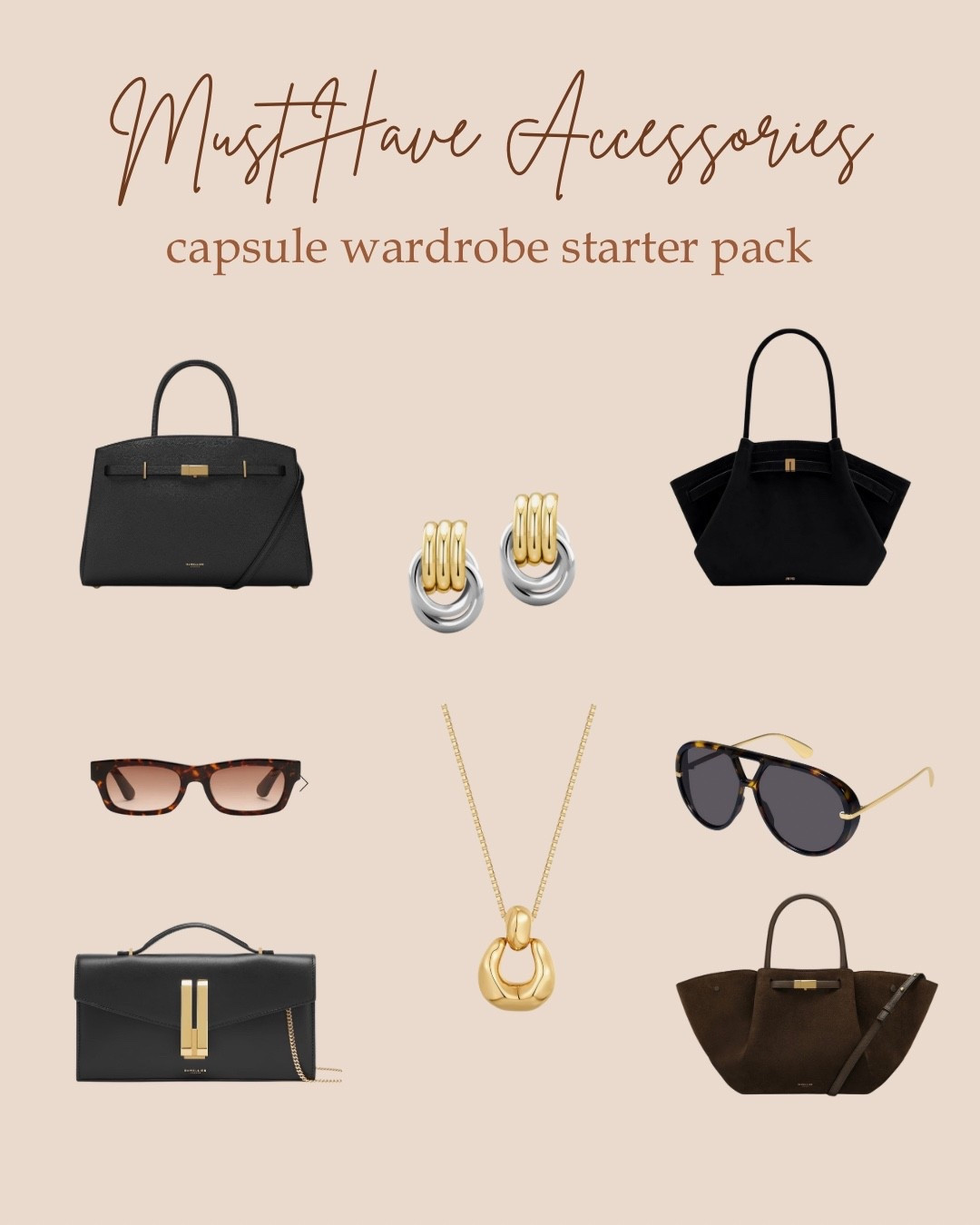 Capsule wardrobe starter pack: Must have accessories. 💫

#LTKOver40 #LTKStyleTip