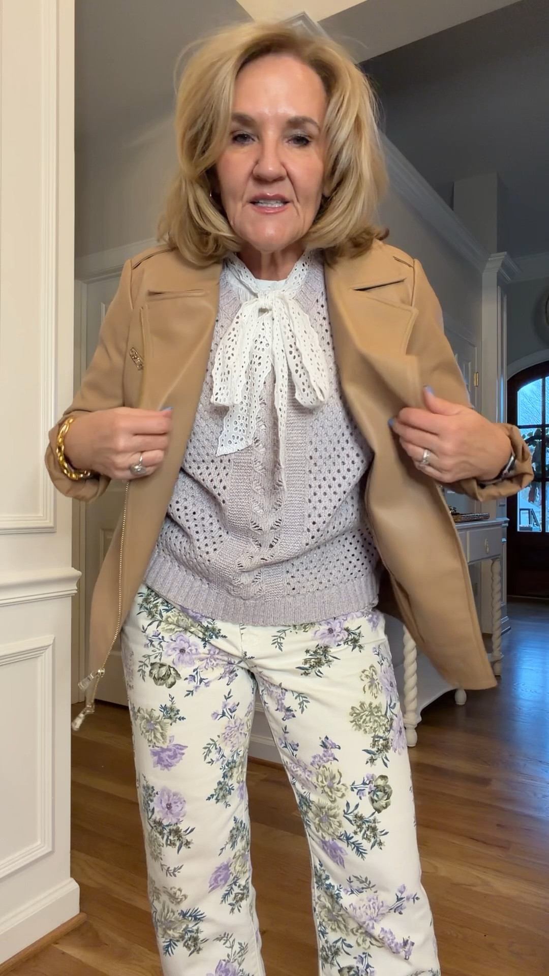 Jeans size 8 petite 
Blouse & vest size medium
Moto jacket size 1.0
A few Julie Vos pieces 

#LTKSaleAlert #LTKootd #LTKOver40 #LTKPetite #LTKOver40 #LTKSaleAlert