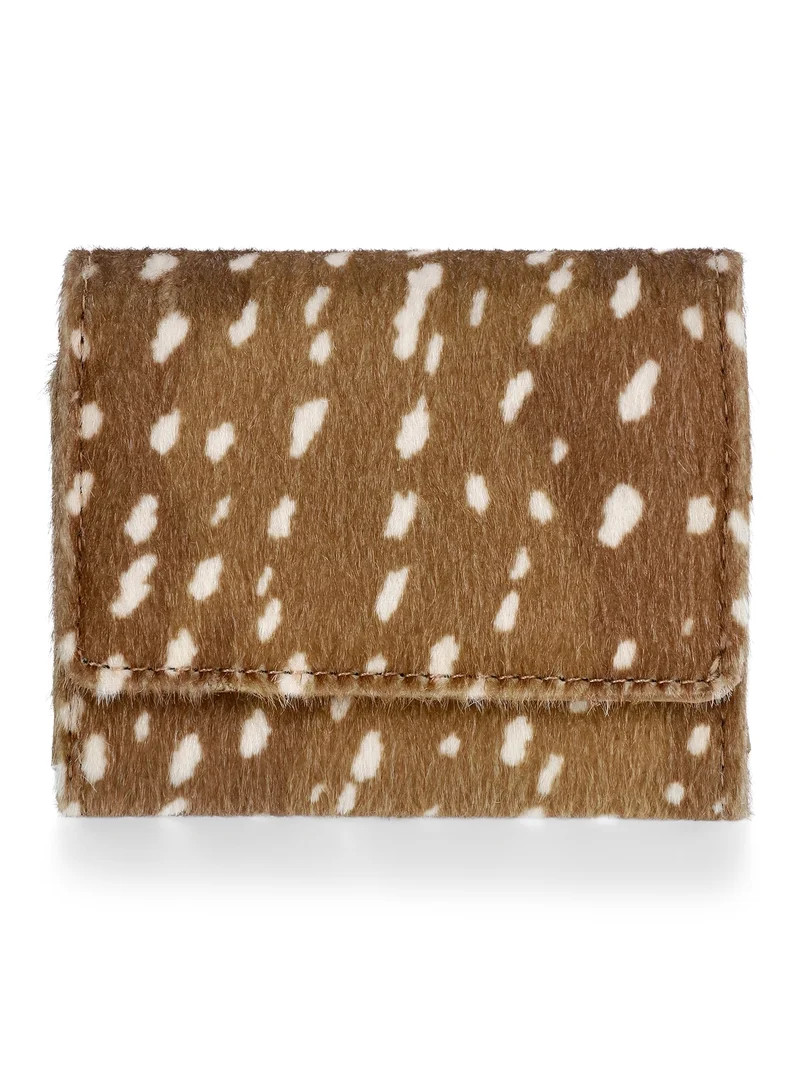 No Boundaries Moto Flap Wallet, Women's, Doe | Walmart (US)