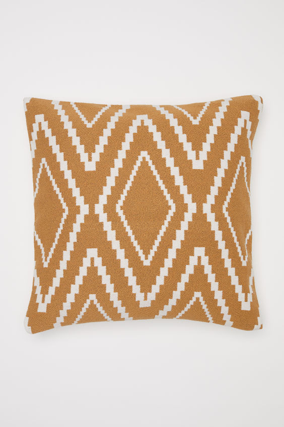 Jacquard-weave cushion cover | H&M (US + CA)