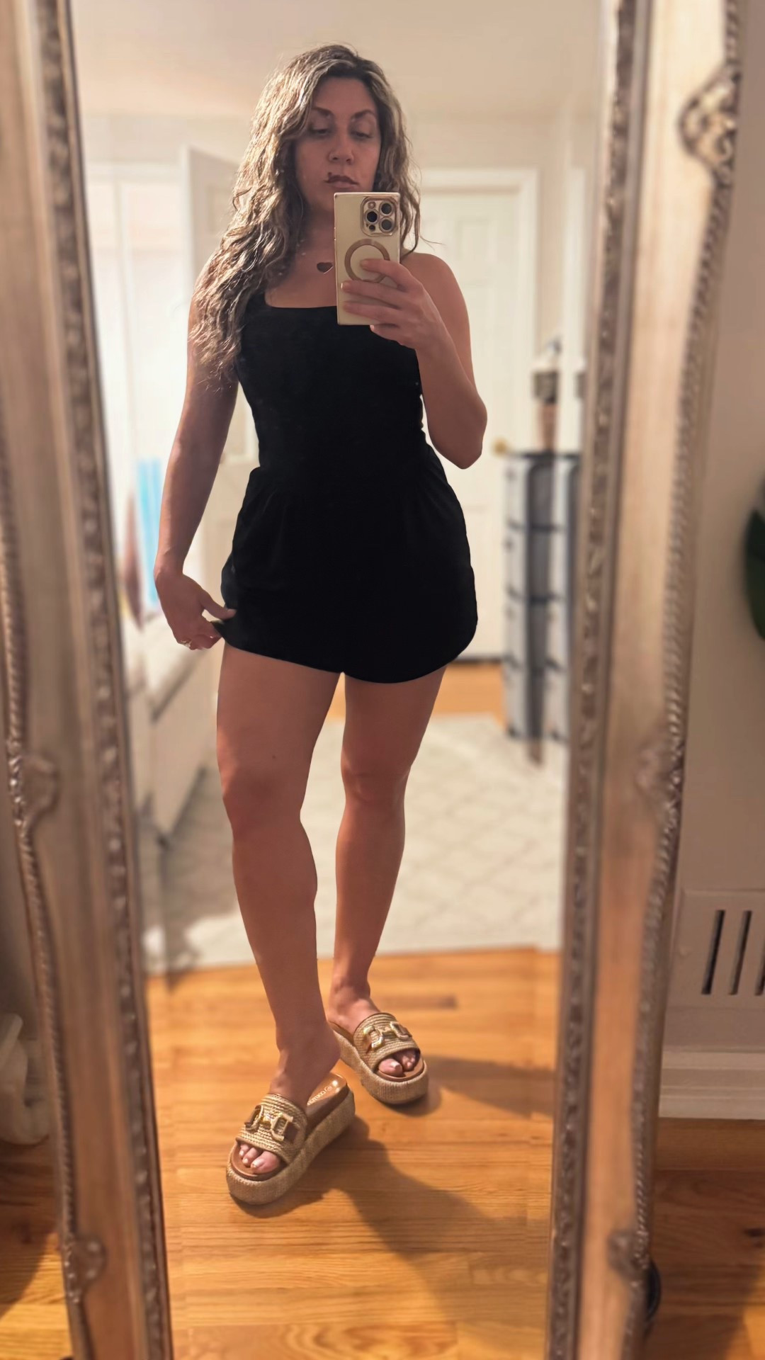 The perfect summer romper. It’s stretchy, pull-on, and easy to style. I’m wearing a size small, but also own it in a medium for a little different fit- more like a skirt effect. #romper #summerstyle

#LTKFindsUnder50 #LTKTravel #LTKSummerEdit