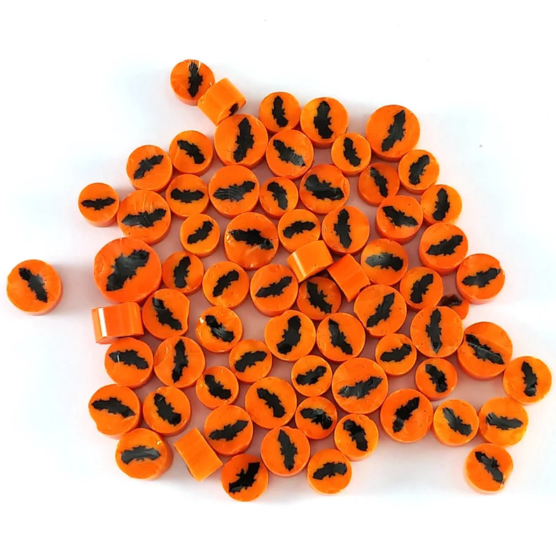 Bat Murrine 0.5 Oz Precut 90 COE Fusable Glass Murrini - Etsy | Etsy (US)