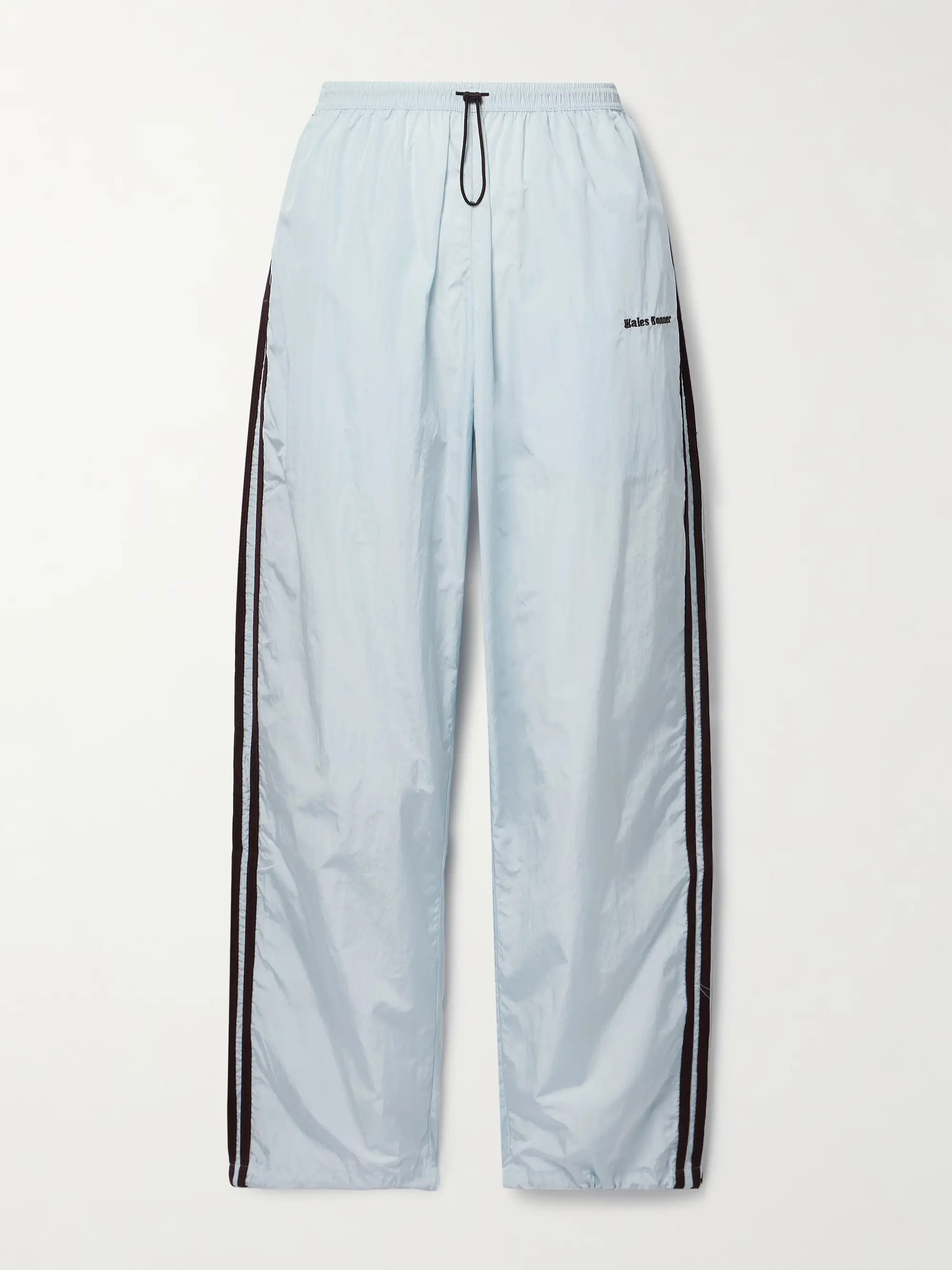 + Wales Bonner embroidered recycled-shell track pants | NET-A-PORTER (US)