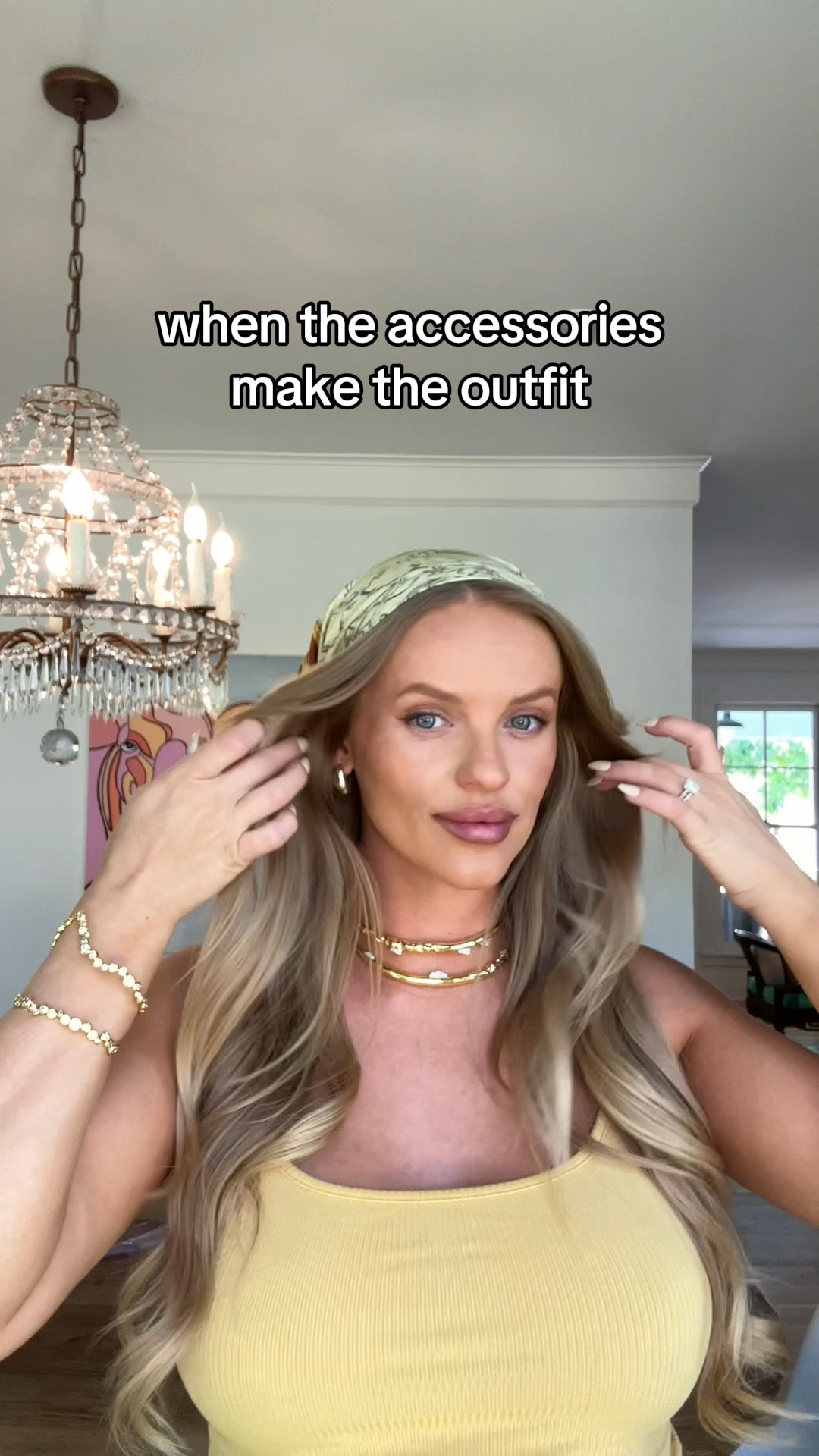 I’m a firm believer that the right jewelry can completely transform an outfit—and this necklace + bracelet is proof. The layered gold paired with the gorgeous details gives just enough texture without overwhelming the look. It feels modern, effortless, and pulled together in the best way.

I’ve been styling both with simple basics…tanks, button-downs, even lounge sets, and somehow it always makes the outfit feel more styled and intentional. I love that the pieces are delicate enough to wear daily, but still add interest and polish. The bracelet especially adds that pop I didn’t know I needed.

#LTKStyleTip