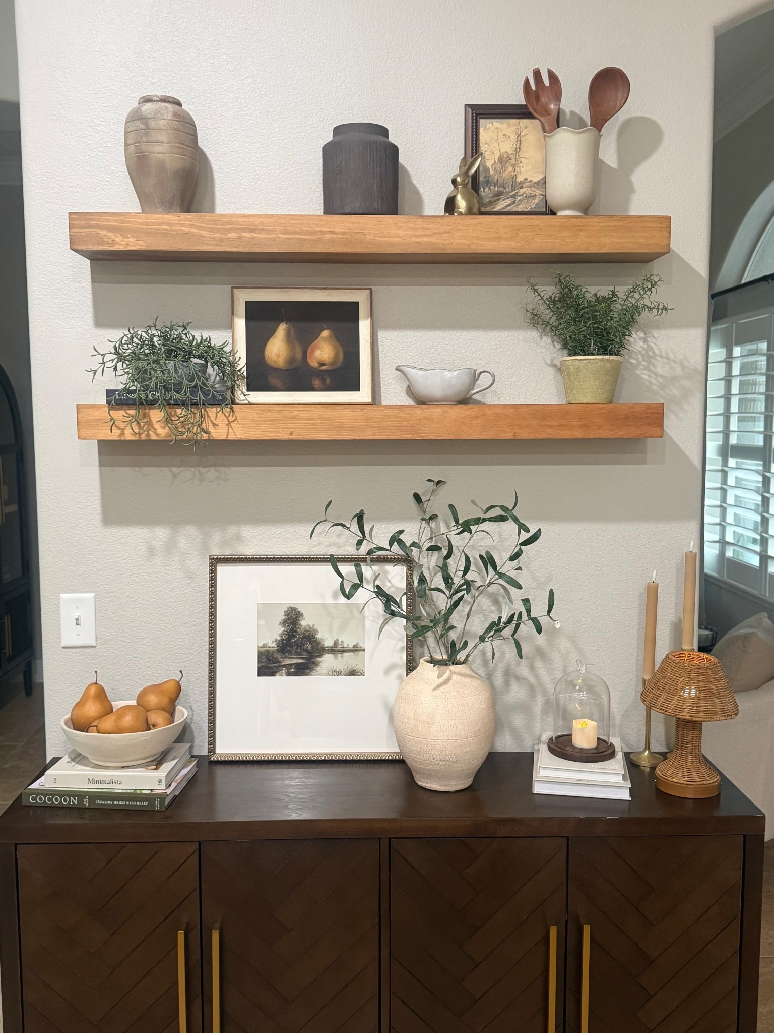 Elevated neutral shelving 🤍
These Wayfair shelves are the easiest way to add warmth + that custom, designer feel to your space. I kept the styling simple with organic textures, soft greenery, and timeless pieces for that collected European look.

#LTKHome
