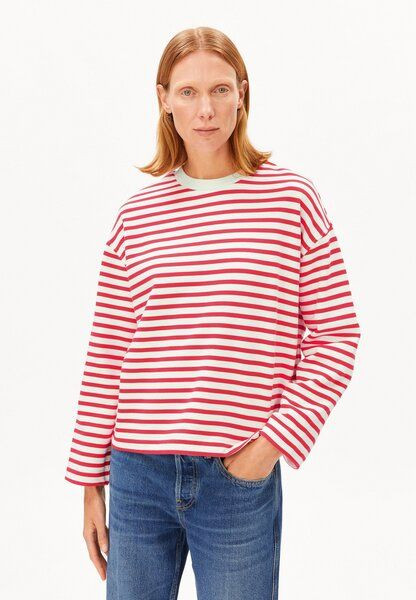 ARMEDANGELS - FRANKAA MAARLEN STRIPE Damen Sweatshirt aus Bio-Baumwolle | Avocadostore | Avocadostore DE