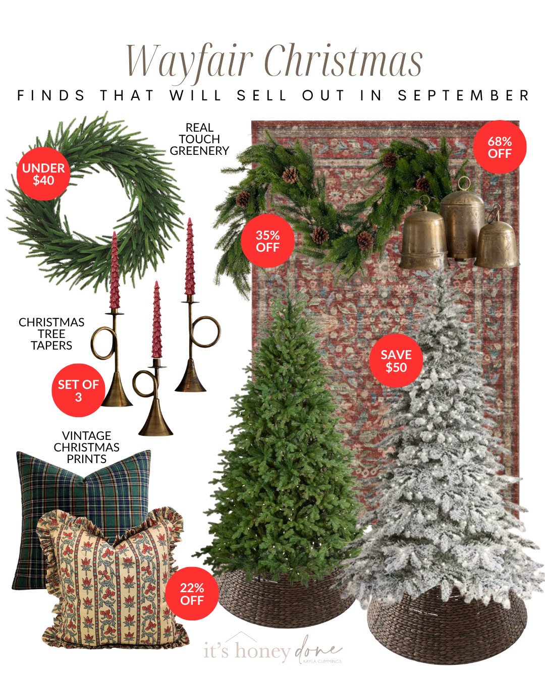 Wayfair Christmas finds I’m predicting will sell out EARLY 👀🎄

The best holiday decor never waits until December! I rounded up some of my favorite Wayfair Christmas finds for an elevated, cozy Christmas home, including realistic pre lit Christmas trees, vintage inspired rugs, real touch greenery, Christmas wreaths, antique brass accents, festive pillows and more.

If you love a classic Christmas look with deep greens, rich reds, vintage patterns and warm brass details, these are the Wayfair holiday finds I’d grab before everyone starts decorating. ✨

Shop all of my Wayfair Christmas decor favorites right here!

#Wayfair #WayfairChristmas #ChristmasDecor #HolidayDecor #ChristmasHome 

 
