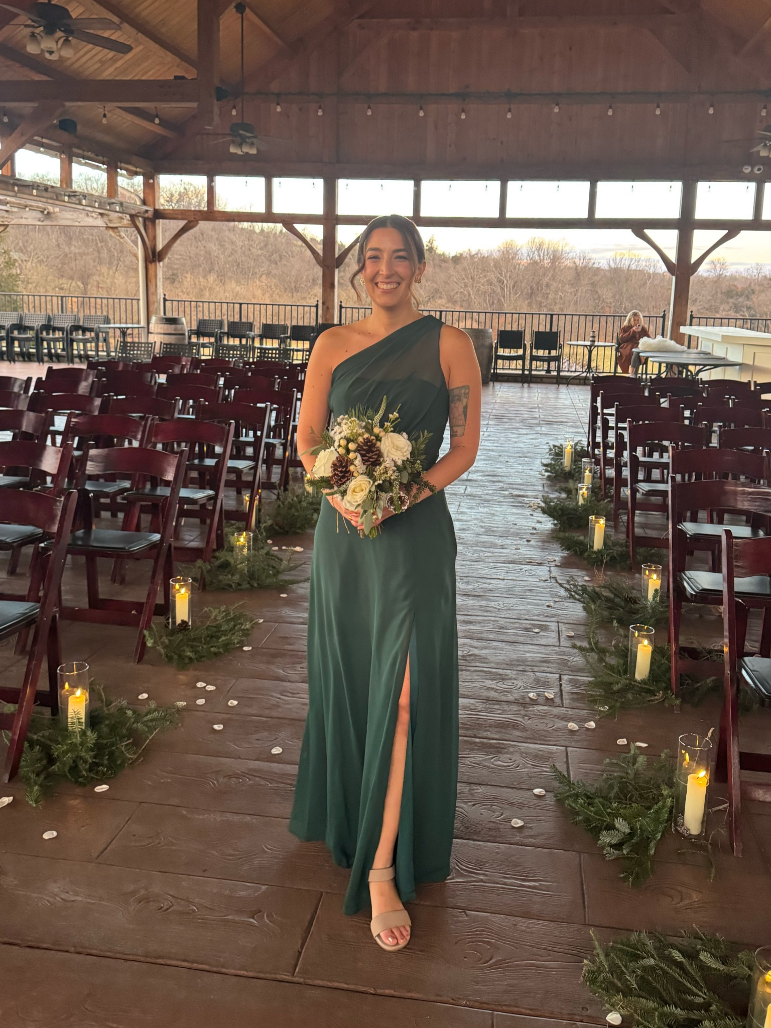 A winter bridesmaid! 



#LTKHoliday #LTKWedding #LTKSeasonal