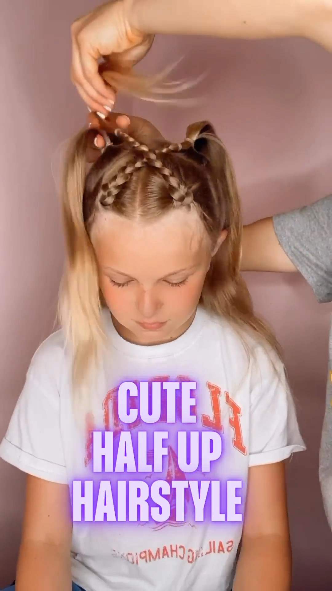 CUTE HALF UP SCHOOL HAIRSTYLE 🩷 This is such an easy hairstyle for school! I love this one! Excited to share our favorite hair products with you! Love for you to follow us for our daily hairstyles!!

#LTKBeauty