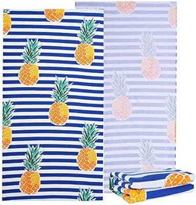 NovForth Microfiber Beach Towel for Men Women, Outdoors Pool Beach Towels for Gril, Oversized Cla... | Amazon (US)