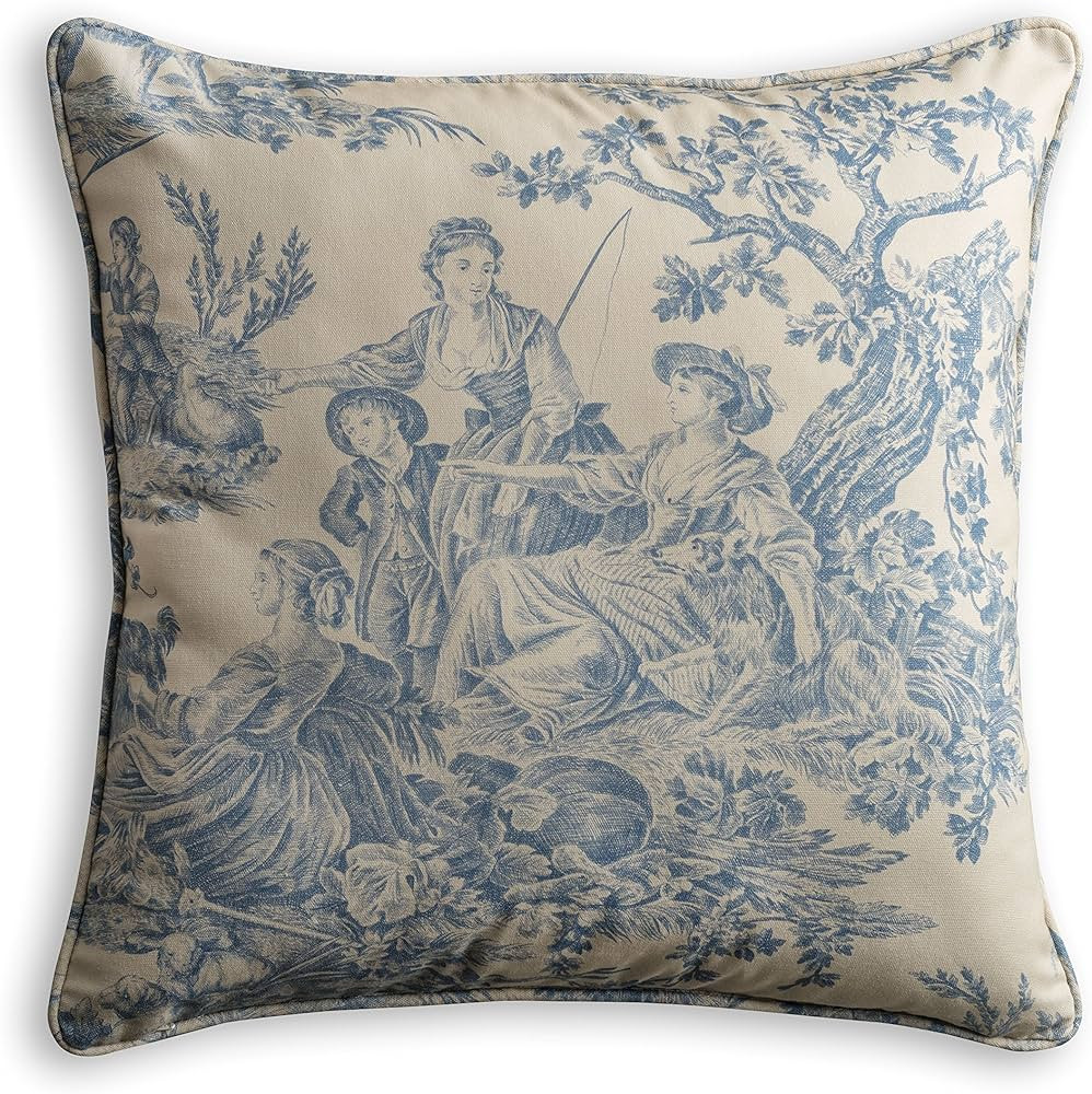 Maison d' Hermine Decorative Cushion Cover 100% Cotton 20"x20" Throw Couch Cover Washable Square ... | Amazon (US)