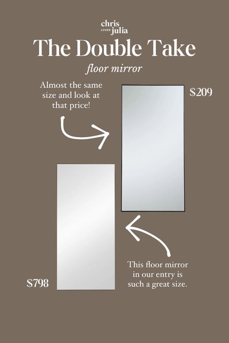 The Double Take: Floor Mirrors

Psst… the double take mirror is on sale for Way Day!

#LTKsalealert #LTKhome