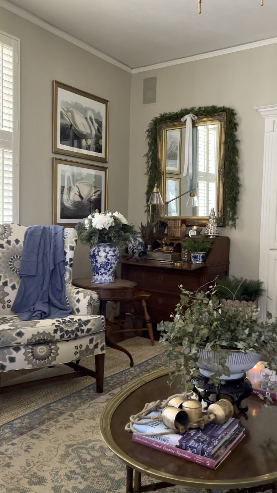Winter Decor in the Family Room 💙

#LTKVideo #LTKstyletip #LTKhome