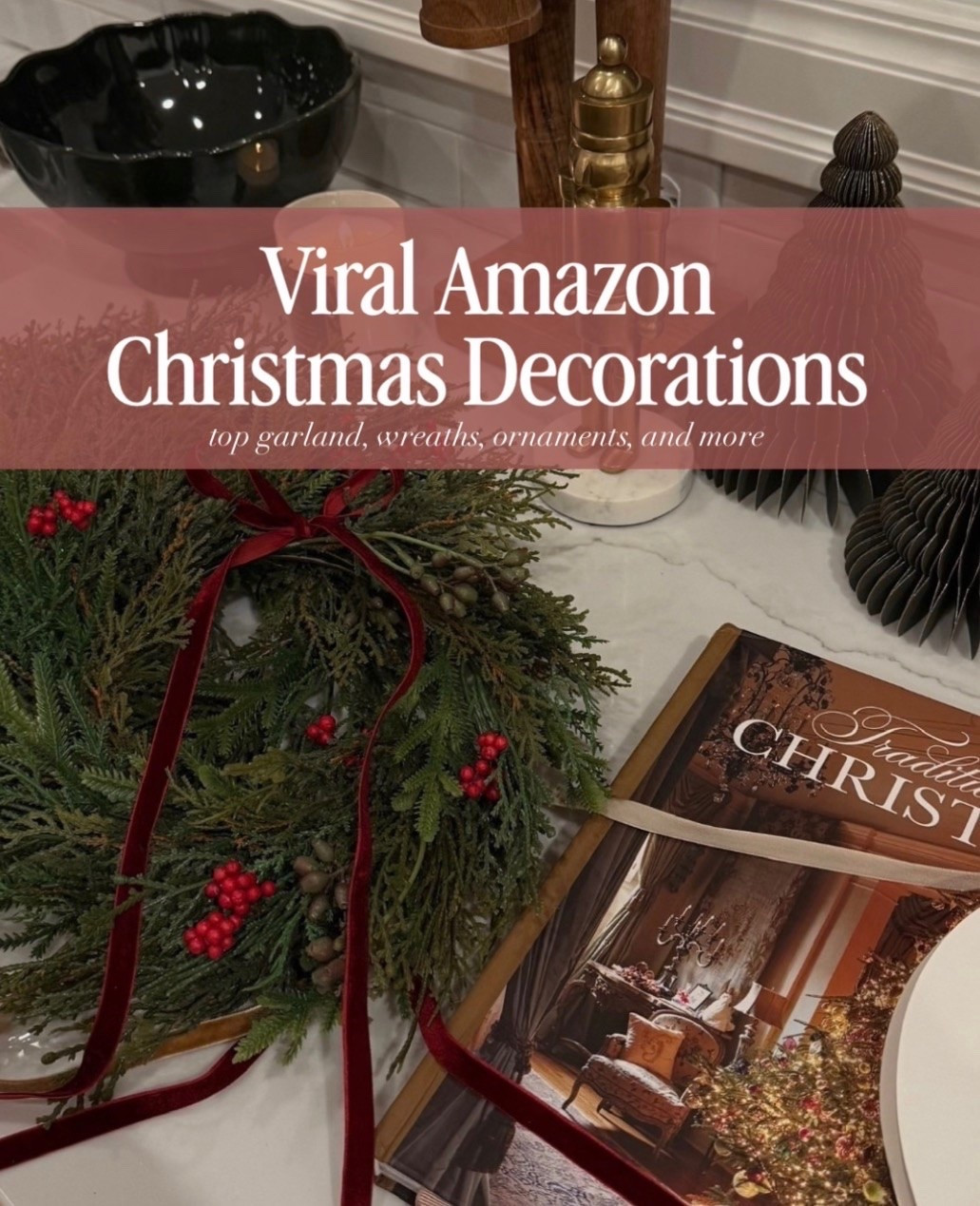 Viral Amazon Christmas decorations! 

Christmas decor, Christmas wreath, Christmas coffee table book, Amazon home

#LTKHome #LTKSeasonal