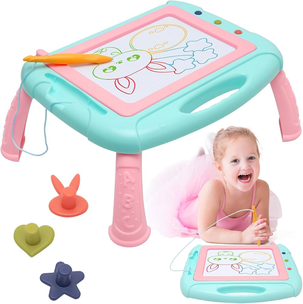 Toddler Girl Toys for 1-2 Year Old,Magnetic Drawing Board,Kids Toys for 1 2 3 Year Old Girls Boys... | Amazon (US)