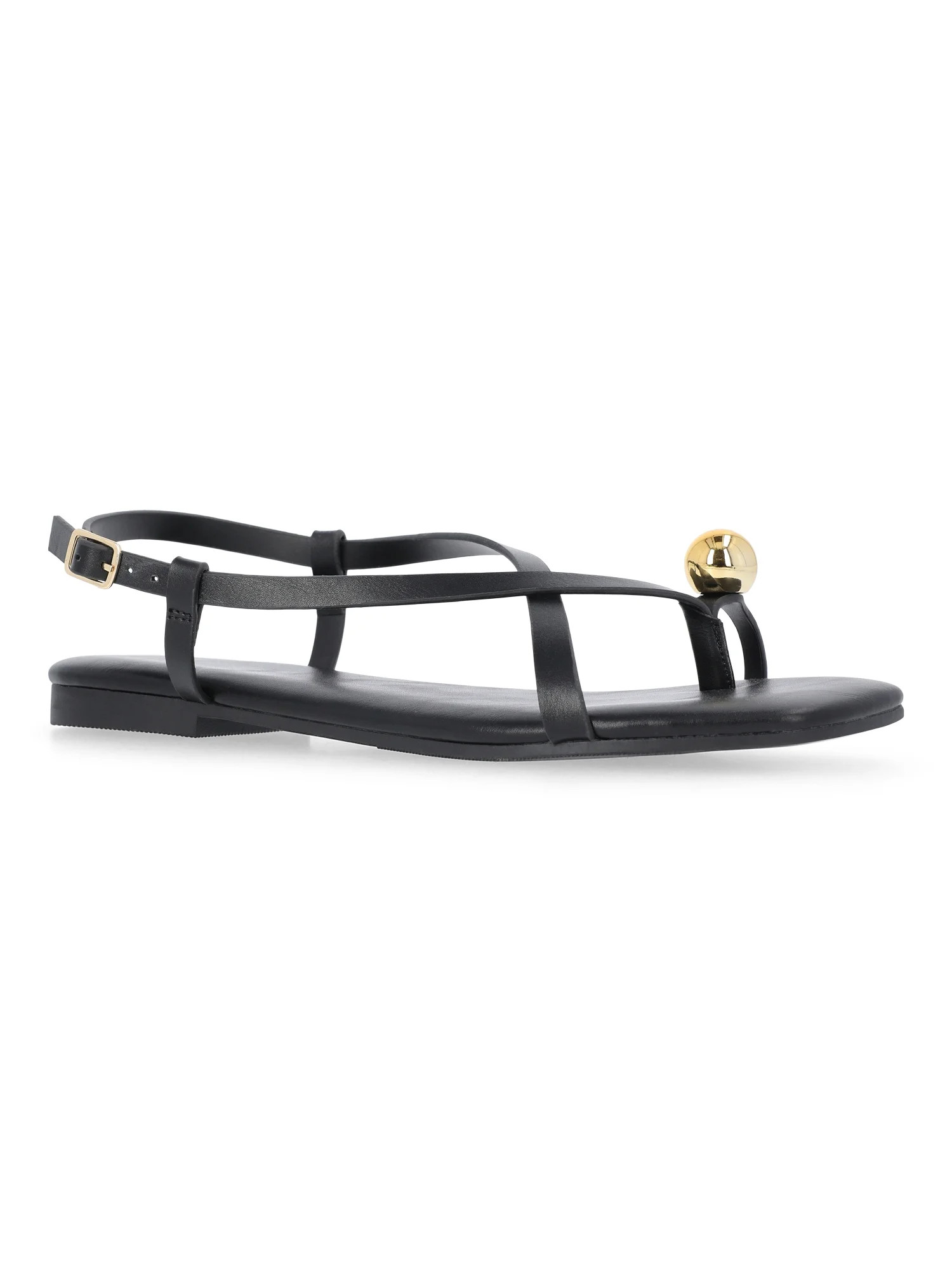 Time and Tru Women's Pearl Toe Ring Sandals | Walmart (US)