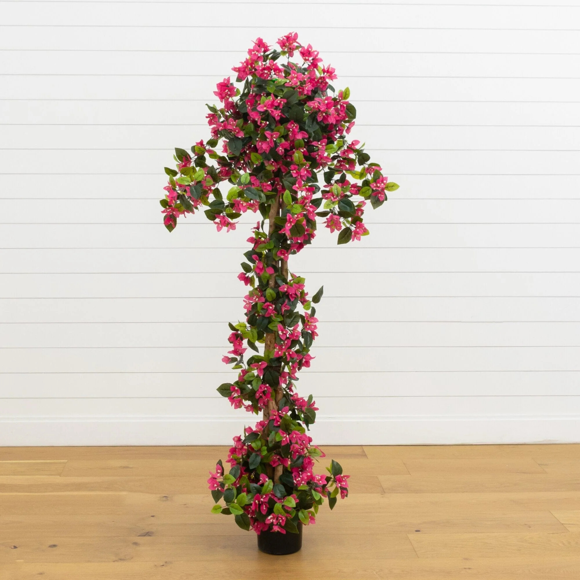 6' UV Resistant Artificial Spiral Bougainvillea Tree (Indoor/Outdoor) | Nearly Natural