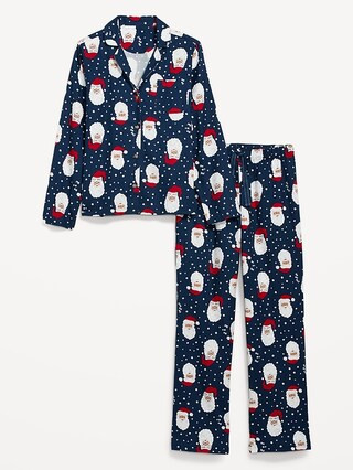 Printed Flannel Pajama Set for Women | Old Navy (US)