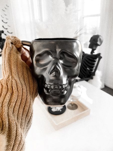 One of my fave mugs ever is on sale right now with free shipping😍



west elm Halloween, Halloween ceramic skull mug, Halloween home, Judy bust statue, cb2 aqua virgo table, travertine tray, Gianna candy dish 

#LTKSeasonal #LTKHalloween #LTKsalealert