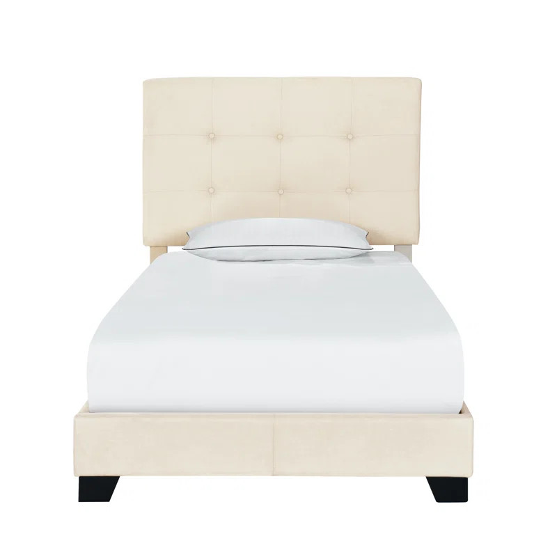 Cloer Tufted Upholstered Low Profile Standard Bed | Wayfair North America