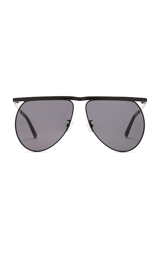 Mina Sunglasses in Black & Grey | Revolve Clothing (Global)