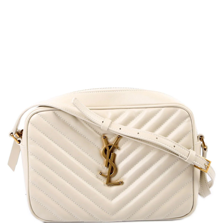 Lou Camera Bag 761554 Cream | Keeks Designer Handbags