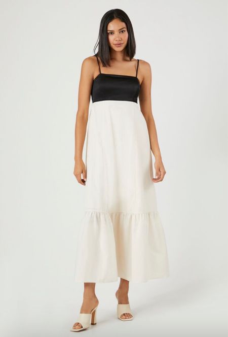Forever21 sale 
Colorblock maxi dress
Black and white dress 
Summer dress 
Summer maxi dress
Cami maxi dress
European summer

#LTKeurope #LTKtravel #LTKunder50