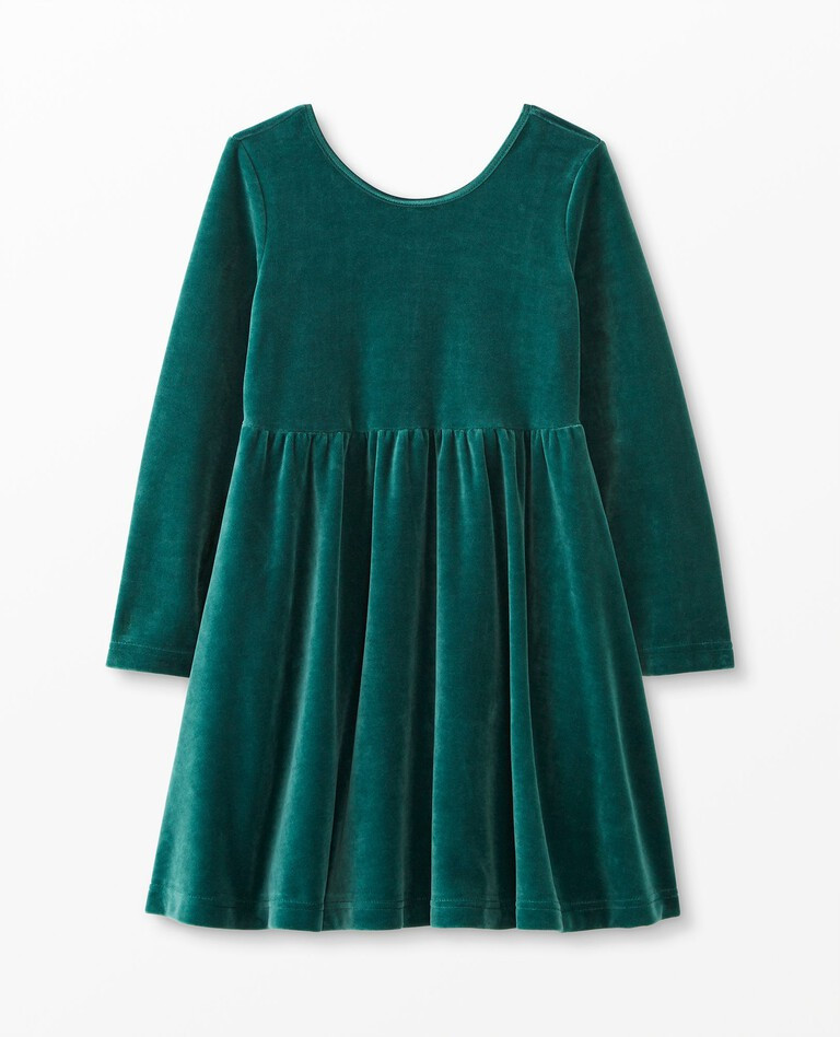Velour Skater Dress | Hanna Andersson