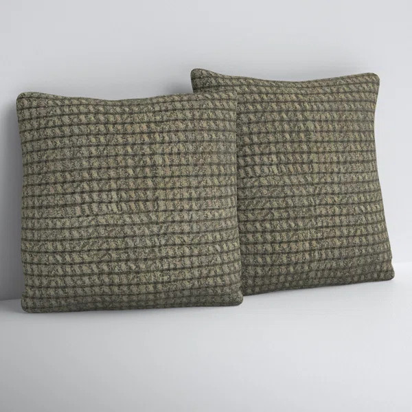 Leventhal Square Cotton Pillow Cover & Insert | Wayfair North America
