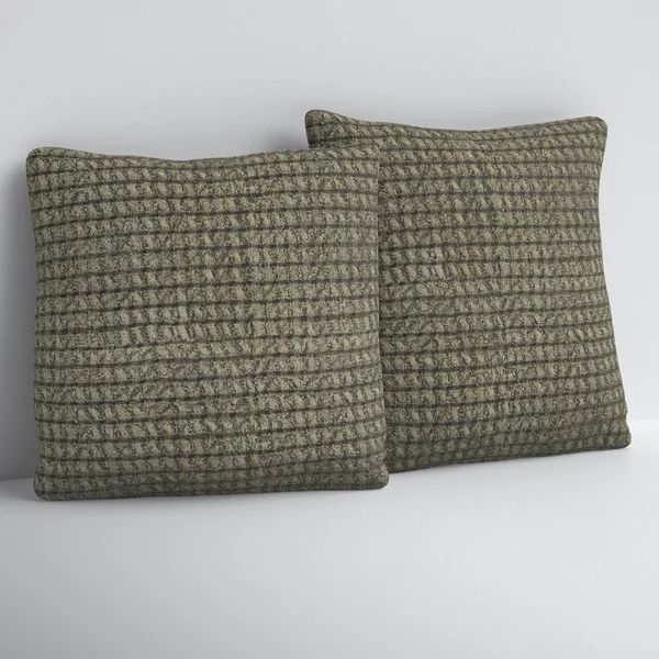 Leventhal Square Cotton Pillow Cover & Insert | Wayfair North America