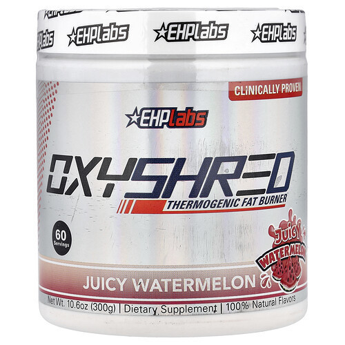 EHPlabs, OxyShred, Thermionic Fat Burner, Juicy Watermelon, 10.6 oz (300 g) | iHerb