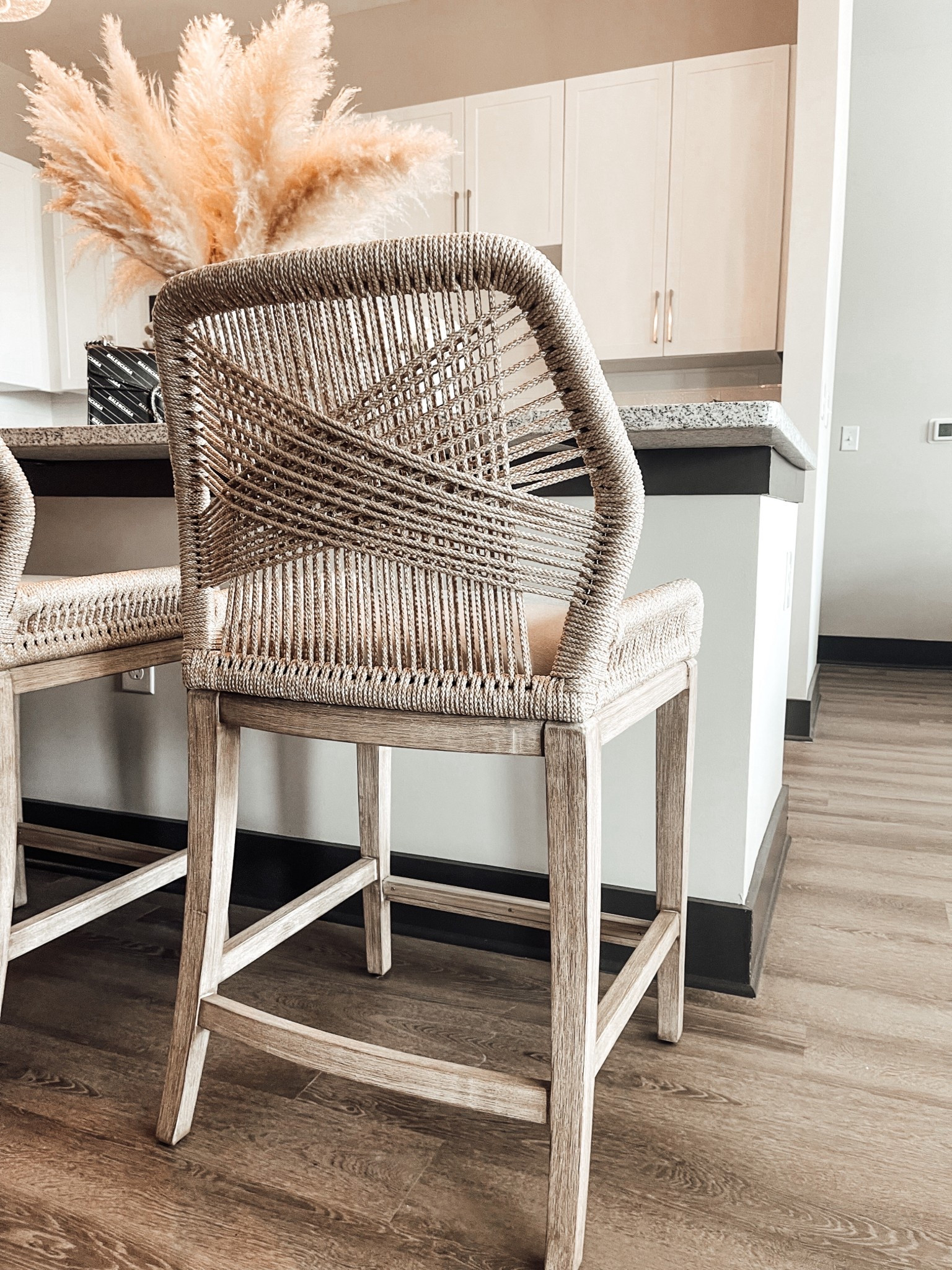 Loom Woven Counter Stools 

#LTKHome #LTKBeauty