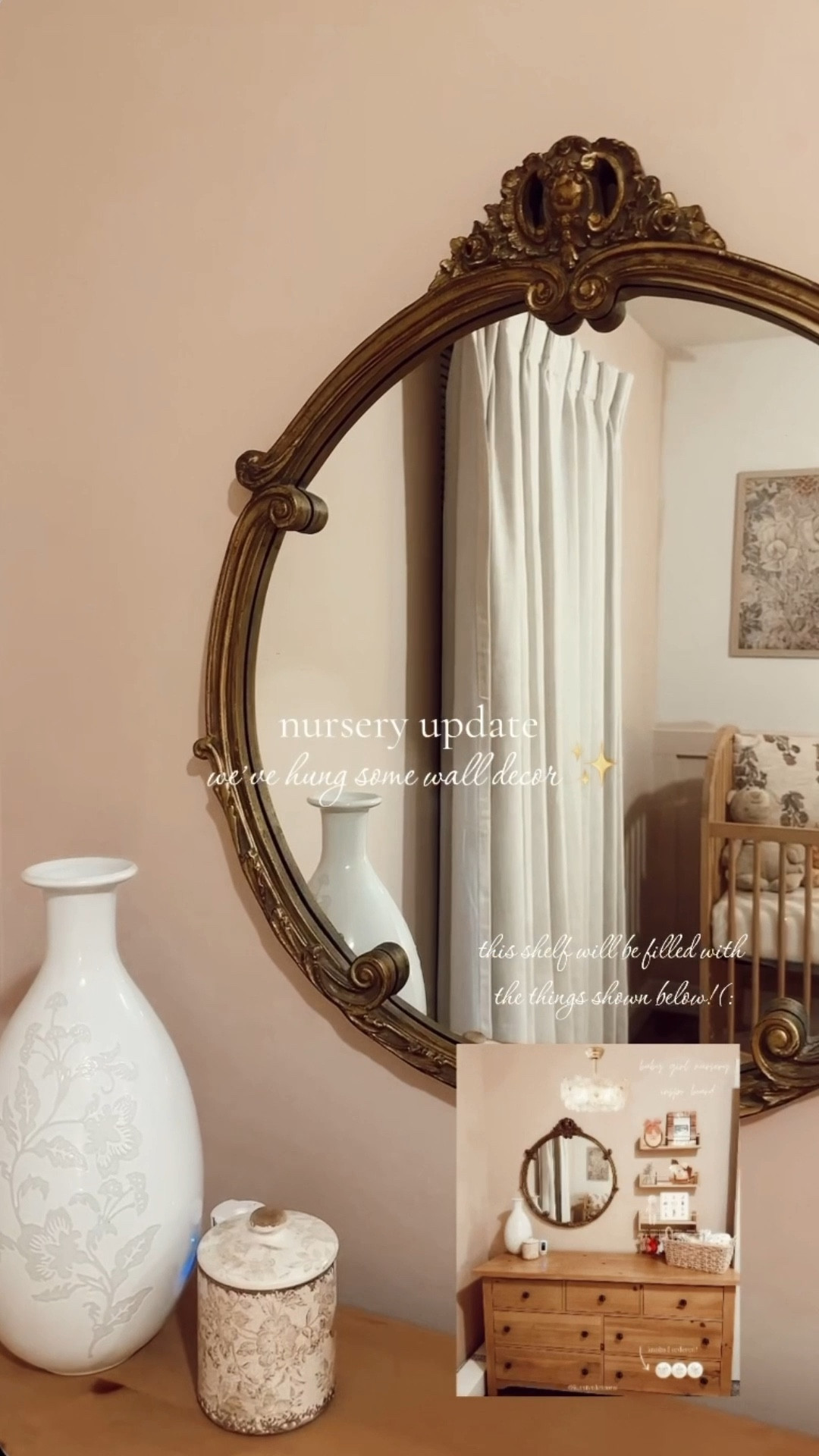 Still not done yet she’s a work in progress, but already so cozy in here 💓 Sharing the nursery pieces we’ve used so far if you’re looking for inspo ✨ #nurseryvibes #bohonursery 
#neutralnursery #nurseryinspo #nurseryideas #nurserydecor #babyroominspo nurseryinprogress #neutralnursery #babygirlnursery



#LTKKids #LTKBaby #LTKHome