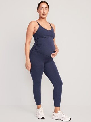 Maternity PowerChill Sleeveless 7/8-Length Jumpsuit | Old Navy (US)